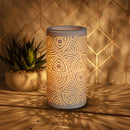Wax Warmer With Lamp And Dimmer - Ornate Design 20cm