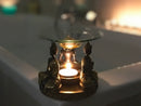 Gold and Brown Thai Buddha Wax Melt Warmer With Glass Mosaic Detail - Scented Soy Wax Melts | Wax Melt Warmers - MadisonMelts