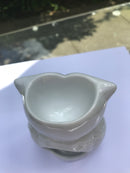 White Ceramic Owl Design Oil Burner - Scented Soy Wax Melts | Wax Melt Warmers - MadisonMelts