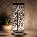 White And Silver Touch Sensitive Wax Warmer - 26cm