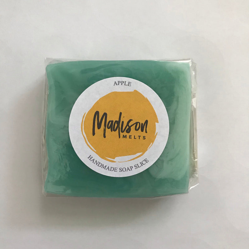 Apple Fragranced Soap Slice - Scented Soy Wax Melts | Wax Melt Warmers - MadisonMelts