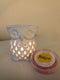 White Ceramic Owl Design Oil Burner - Scented Soy Wax Melts | Wax Melt Warmers - MadisonMelts