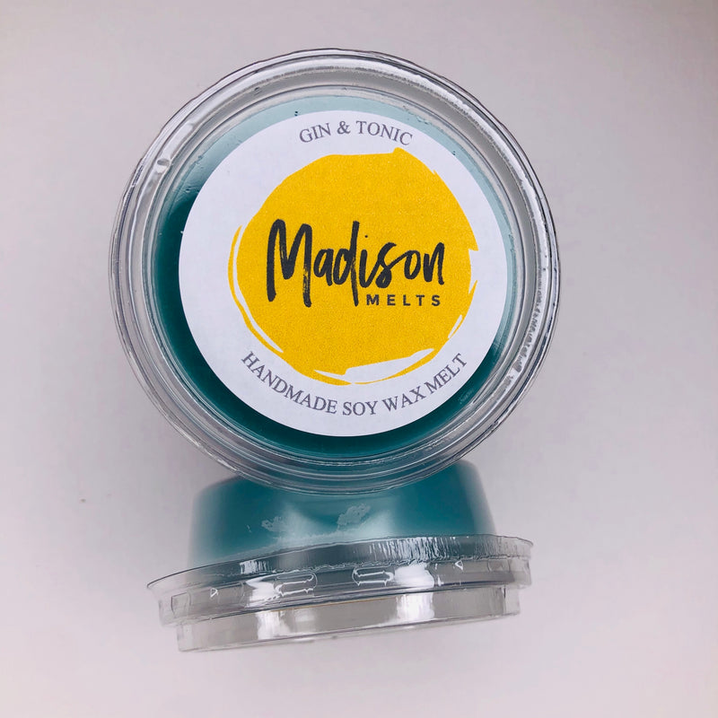 Gin And Tonic Soy Wax Melt Pot - Scented Soy Wax Melts | Wax Melt Warmers - MadisonMelts