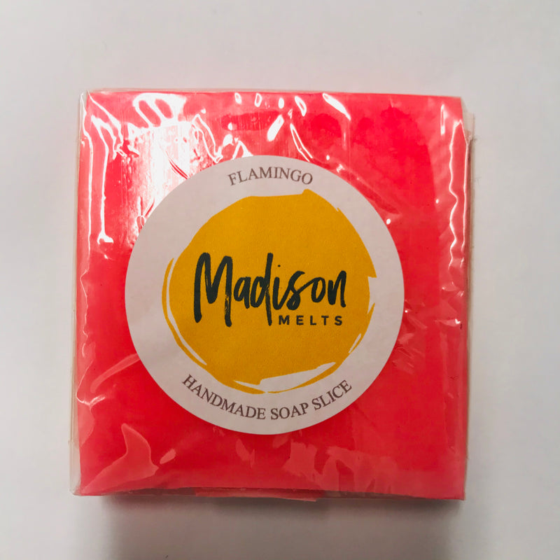 Flamingo Fragranced Soap Slice - Scented Soy Wax Melts | Wax Melt Warmers - MadisonMelts