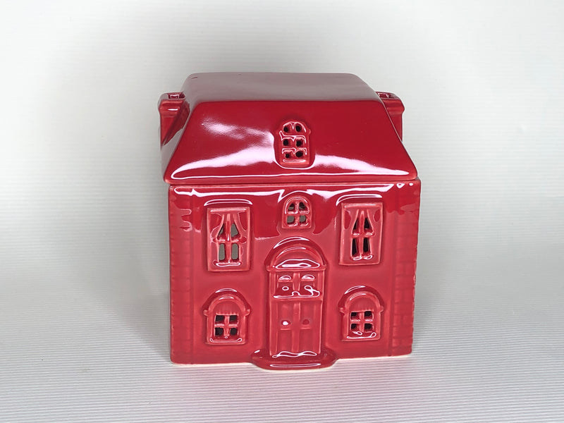 Red Christmas House Wax Warmer