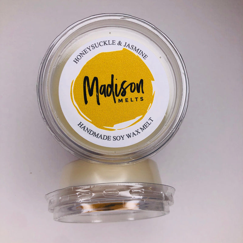 Honeysuckle & Jasmine Soy Wax Melt Pot - Scented Soy Wax Melts | Wax Melt Warmers - MadisonMelts