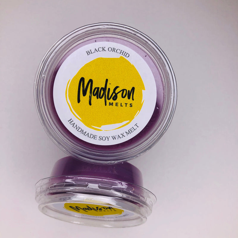 Black Orchid Soy Wax Melt Pot - Scented Soy Wax Melts | Wax Melt Warmers - MadisonMelts