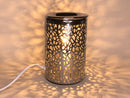 Silver Wax Warmer Lamp