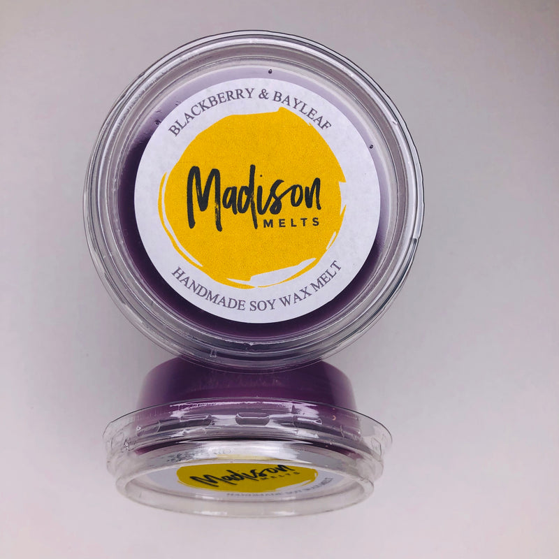 Blackberry & Bayleaf Soy Wax Melt Pot - Scented Soy Wax Melts | Wax Melt Warmers - MadisonMelts