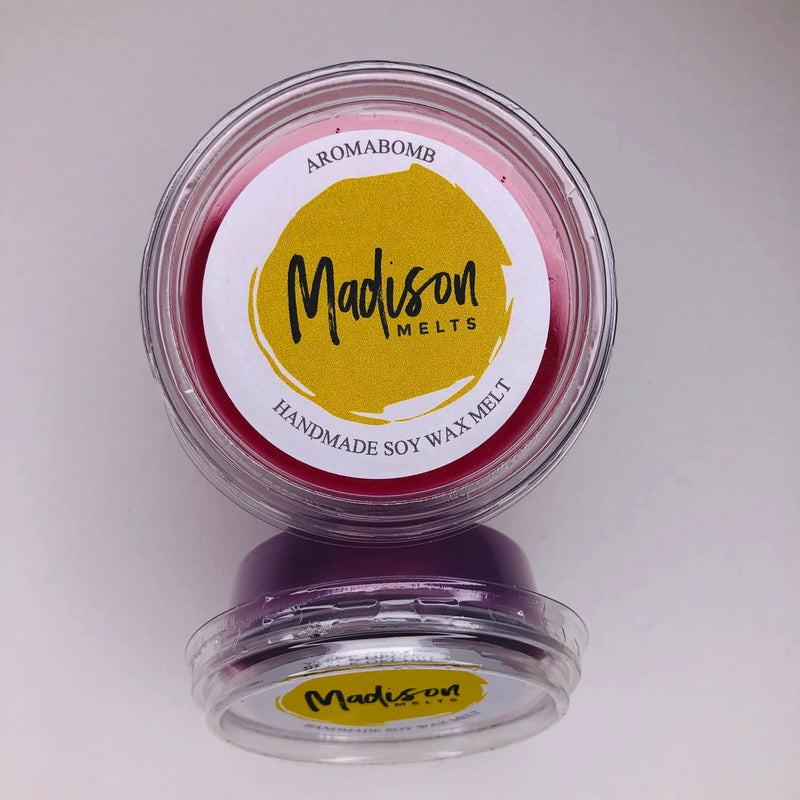 Aromabomb Soy Wax Melt Pot - Scented Soy Wax Melts | Wax Melt Warmers - MadisonMelts