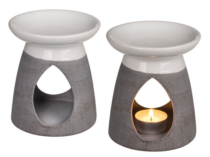 White and Grey Wax Warmer
