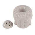 Grey Buddha Head Wax Warmer