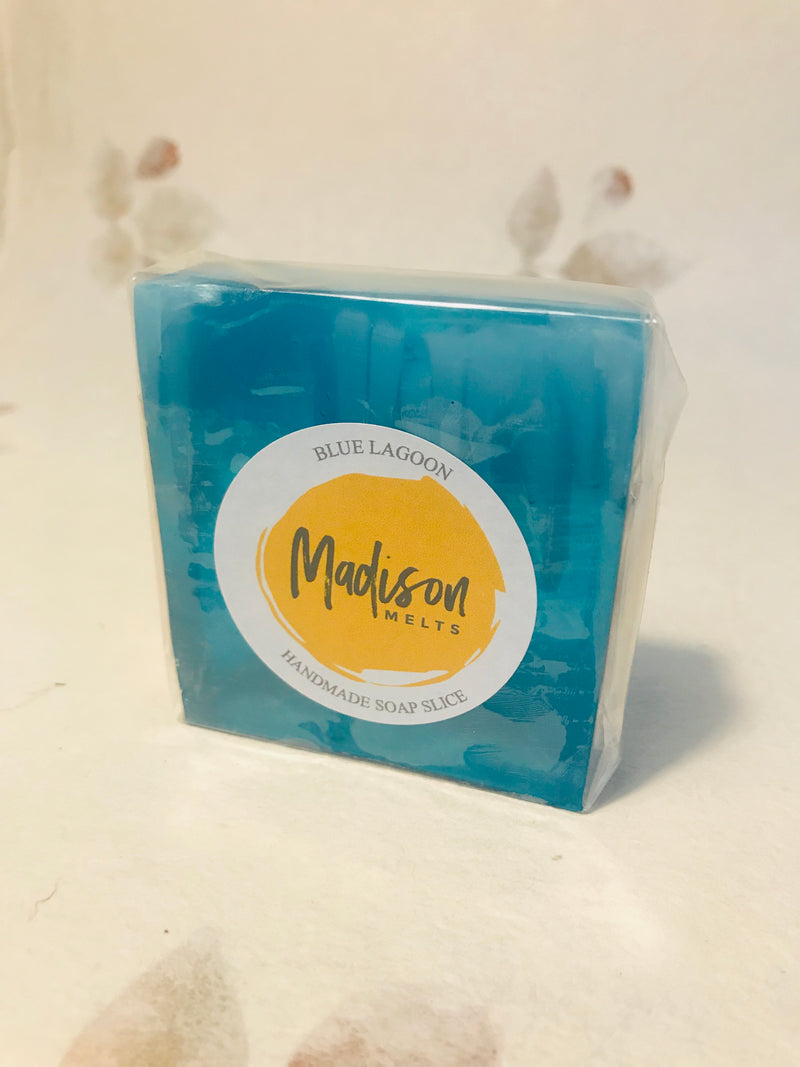 Blue Lagoon Fragranced Soap Slice - Scented Soy Wax Melts | Wax Melt Warmers - MadisonMelts