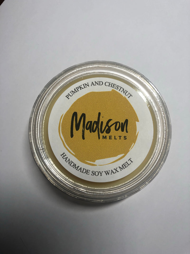 Pumpkin & Chestnut Soy Wax Melt Pot